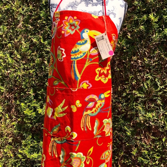 Andys Aprons - not so basic.   “Crazy Birds” - Picture 1 of 4